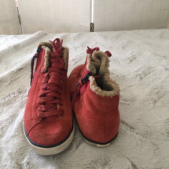 diesel beach pit women's suede sneakers size 7 - Picture 5 of 9